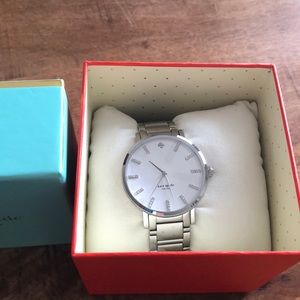 NWT Kate spade silver watch